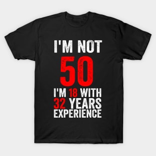 Sally Omalley - I'm No 50 with Text Style T-Shirt